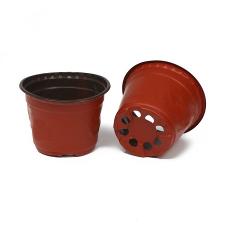 Pot for seedlings, d = 10 cm, h = 8.5 cm, terracotta, Greengo-7