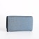 Women's wallet on the button, blue color