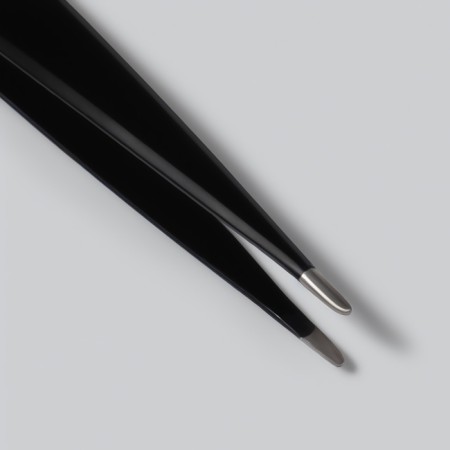 Pinzet pointed, 9 cm, black color-4