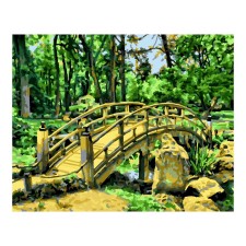 Picture on numbers canvas on a subframe 40 × 50 cm 