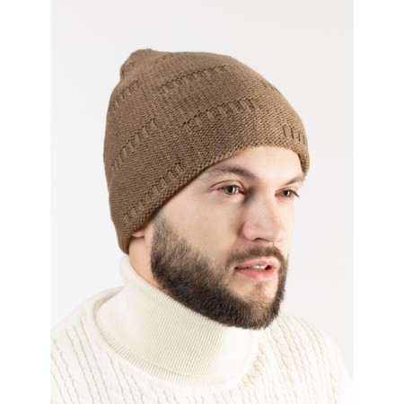 Male ISee hat, size 52-56, brown color