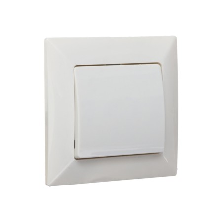 Luazon Lighting "Antei" switch, 10 A, 1 key, hidden, white-1