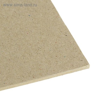 Binding cardboard 2.5 mm, 21 x 30 cm, 10 sheets, 1500 g/m ", gray-2