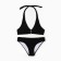 Separate female swimsuit, black color, size 38
