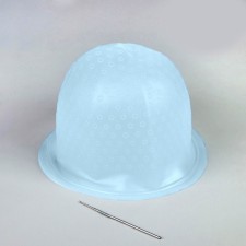 Шапочка для мелирования, с крючком, цвет МИКС