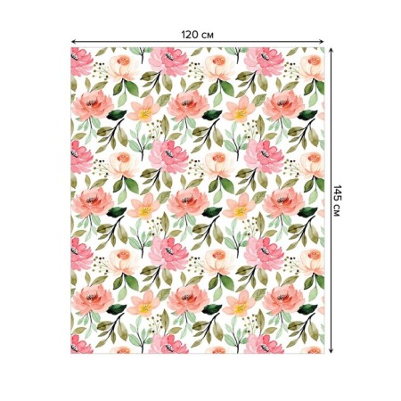 Tables on the table "Gifts of Flora", rectangular, oxford, size 120x145 cm-1