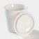 Porcelain Bank for bulk products with Magistro Argos lid, 600 ml, white color
