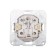 The mechanism of the 1-clavy passage switch Kranz hidden installation, 10a, white KR-78-0206