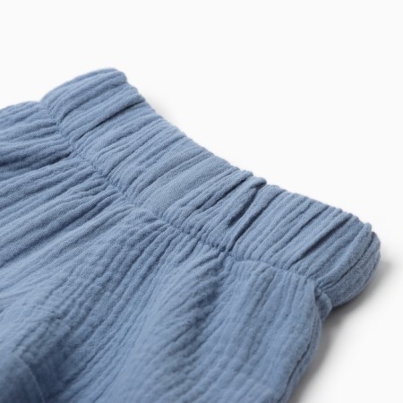 Kids' costume (shirt and shorts) I, R. 74-80, blue-3