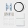 Cornice - string, two -row, 3.5 m, plastic hook