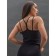 Sports female T -shirt, size XS, black color