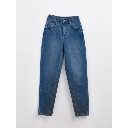 Women's jeans with a high landing CONTE Elegant Relaxed Mom, size M, color MID Blue-9