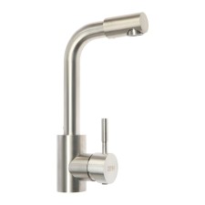 Zein ZS 20102 sink mixer, 35 mm ceramics cartridge, stainless steel, satin