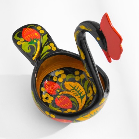 Candy "Swan", 14x11x7 cm, Khokhloma-2