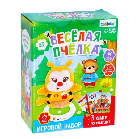 Game set "Funny Bee", Sound, Light, 3 Books-7