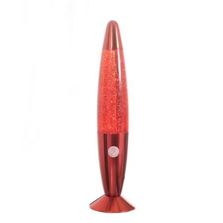 Lava-lamp "Rocket" 1x30W E14-R39 (sparkles) red 8x8x34cm-7