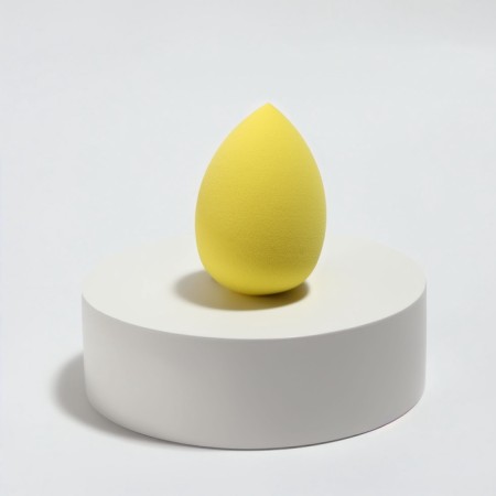 Makeup sponge in the “drop” case, 6 × 4 cm, increases when getting wet, the color of mix-1