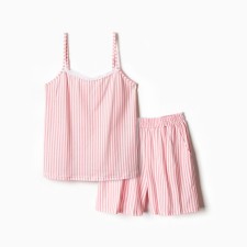 Female pajamas (T -shirt/shorts), pink color, size 48