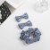 Hair set "Felicia" (elastic band 7 cm, 2 clamps 6.5 cm) classic, gray