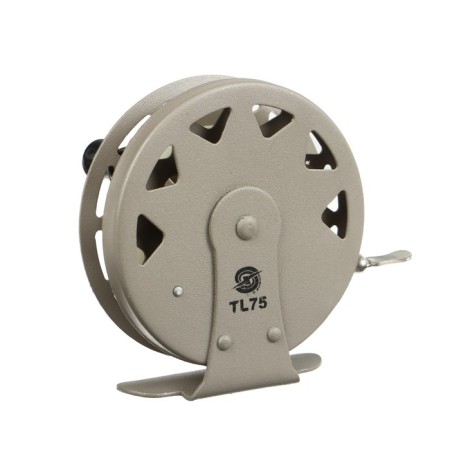 Inertial coil, metal, diameter 7.5 cm, brown color, tl75-6