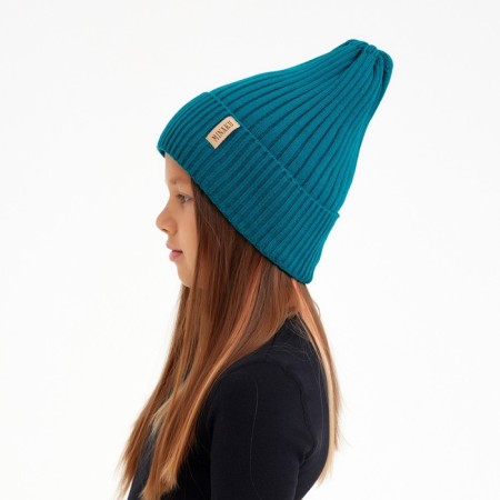 Children's hat Minaku with a lapel of Rr. 56-58, central wave-1