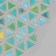 Stickers for creativity plastic "Green Tile" 9.3x20.4 cm