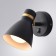 Stitch Arte Lamp Fafnir A5047AP-1BK, E27, 40 W, 11x16x15 cm, black