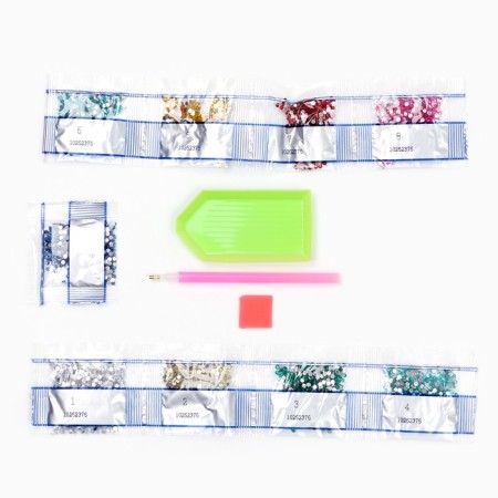 Shopers with diamond mosaic "New Year"-3