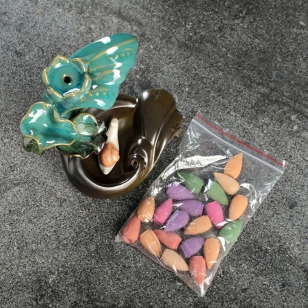 A set of incense on the stand "Wave" 14x13x10cm-7