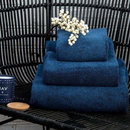Terry towel Essential, 600 g, size 50x90 cm, dark blue color-7