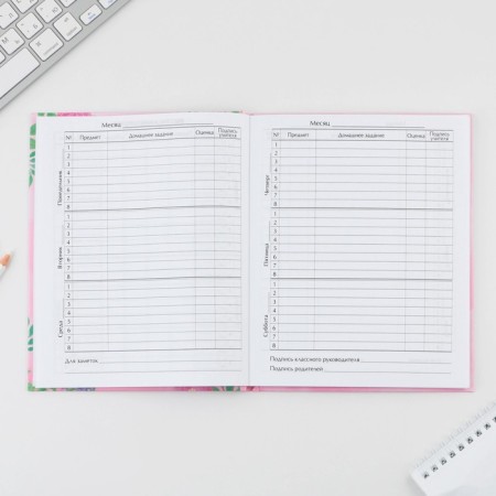 School 1-4 Diary “September 1: Princess”, solid cover 7BC, glossy lamination, 48 sheets-5
