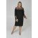 Female dress, size 58, black color