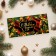 Money envelope "Happy New Year!" spruce branches, red background 16x8 cm