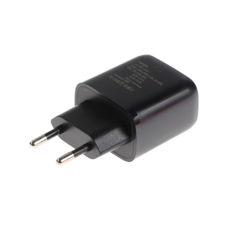 EXPLOYD EX-Z-1332, USB-C, 3 A, 20 W network charger, fast charging, black-1