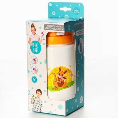 Thermal boiler for hot and cold drinks with a strap, 300 ml, color mix-8