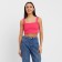 Top female minku: Basic line Fuchsia color, rr 44
