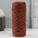 Knitting cord 35% cotton, 65% polypropylene 3 mm 85m/160 ± 10 g (mountain ash/chocolate)