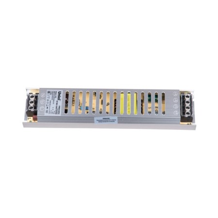 Uniel power supply, 120 watts, IP20, 12 V, 50-60 Hz, 10A, 2 outputs, metallic color-1