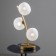 Freya Fr5444TL-03BS Donuts desktop lamp, 240x120x430 mm, G9, 3x30W, brass color