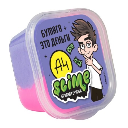 Two-color slime show-box "Vlad A4", Slime: 3 types, set of 12 pcs.-4