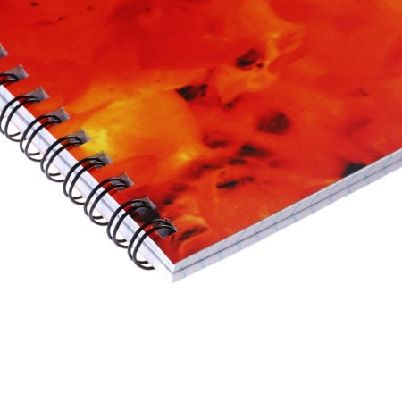 A4 notebook, 60 sheets in a cage on a crest, Simple Things, cover Cover Cardboard, Matte lamination, Block 60g/M2-2