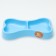 Bone bowl of double, 2 x 200 ml, 24.5 x 13 x 3.5 cm, blue