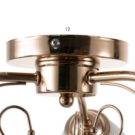 Chandelier 2776/3 E27 40W gold 50x50x24 cm Bayerlux-4