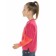 Sweatshirt for girls, height 116 cm, raspberry color