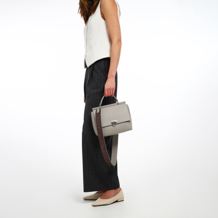 Women's bag Textura, messenger, medium size, color gray-7