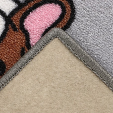 Carpet Print Druzhok 100x150cm, Gray, Polyamide 100%, felt-3