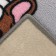 Carpet Print Druzhok 100x150cm, Gray, Polyamide 100%, felt