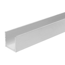 Aluminum profile P-shaped, 10 × 10 × 10 × 1.5 mm 2 m