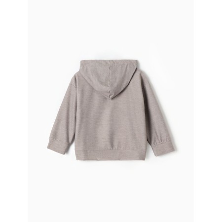 Children's hoodie minaku, gray color, height 134 cm-4