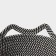 Basket for storage of handmade wicker "Cats", 26 × 26 × 15.5 cm, black and white color